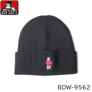 BEN DAVIS ベンデイビス ニット帽  ニットキャップ 刺繍 レディース メンズ ユニセックス 帽子 キャップ BDW-9562