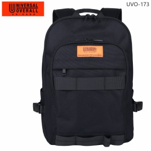 UNIVERSAL OVERALL ユニバーサルオーバーオール リュック 22L 黒 レディース メンズ バッグ デイパック テープバックパック UVO-173