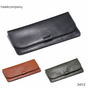 Hawk Company FAUCON ホークカンパニー フォコン 極薄 長財布 薄型 ロングウォレット 本革 薄い財布 メンズ レディース 3453