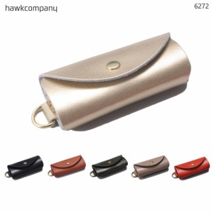 Hawk Company ホークカンパニー レザーキーケース 本革 キーリング 4連 バイク 車 牛革 牛床革 メンズ レディース コンパクトサイズ 6272