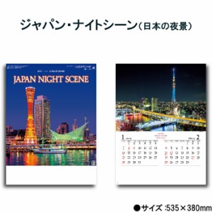 カレンダー 2024年 壁掛け ジャパン・ナイトシーン SG224 カレンダー 2024 壁掛け 2024年版 壁掛けカレンダー 46/4切 おしゃれ スケジュ