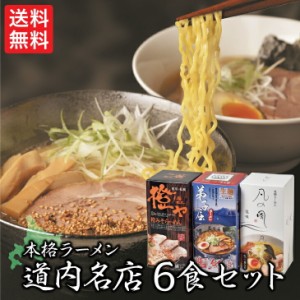  さがみ屋 北海道 道内名店 6食 セット 産地直送 送料無料 ギフト ラーメン 北海道グルメ 北海道 食べ比べ ラーメン セット ラーメン 有