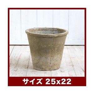 植木鉢　陶器鉢　ホワイトモスポット 400W　8号