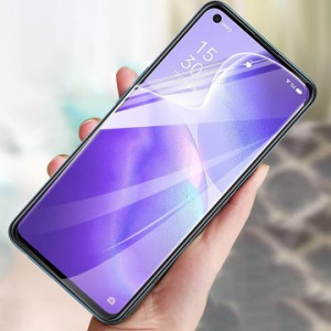 OPPO A55s 5G 保護画面 ブルーライトカットガラスフィルム 液晶保護 強化ガラス 9H ガラス