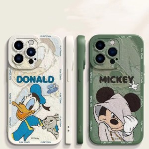 ケースソフト ディズニー 携帯カバー ミッキー　デイジーダック　可愛い 全機種対応 iPhone14/12pro iPhone13 全面保護