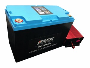 船検対応・180Ah 魚探専用リチウムバッテリー SE-151800 充電器セット EVOTEC/エヴォテック