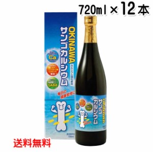 オキハム　OKINAWAサンゴカルシウム 720ml×12本　パイン風味 沖縄 ギャバ GABA ミネラル 送料無料