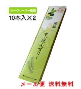 琉球 美 すっぽんぜりー シークヮーサー風味10本入り×2個　すっぽんゼリー　メール便発送 送料無料