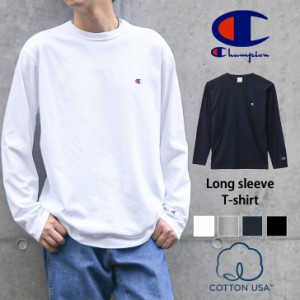 新作 Champion チャンピオン 長袖 Basicシリーズ ロングスリーブTシャツ C3-Y428 メンズ レディース トップス ロンT Tシャツ カットソー 