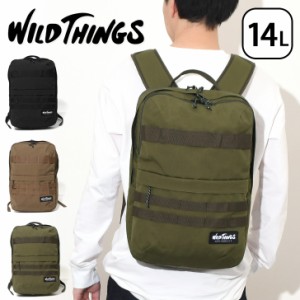 新作 WILDTHINGS ワイルドシングス 14L リュック WT-380-3002 メンズ リュックサック バックパック バッグ B4 大きめ 大容量 軽量 おしゃ
