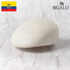 BIGALLI 帽子 ハンチング帽 キャップ cap 春 夏 パナマ帽 メンズ レディース 紳士帽 ブランド 天然素材 大きいサイズ ファッション小物 
