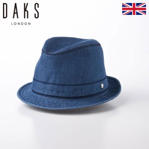 DAKS ダックス ブランド 中折れハット 帽子 コットンハット メンズ 春 夏 秋 冬 大きいサイズ クラッシャブル カジュアル シンプル おし