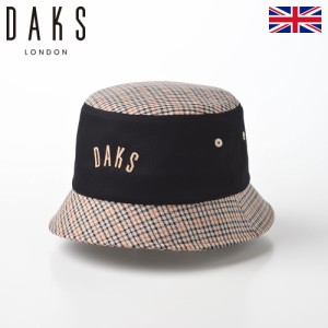 DAKS ダックス バケットハット 帽子 サファリハット 春 夏 秋 冬 通年 メンズ レディース 大きいサイズ ソフト 柔らかい サイズ調整 紫外