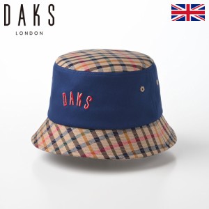 DAKS ダックス バケットハット 帽子 サファリハット 春 夏 秋 冬 通年 メンズ レディース 大きいサイズ ソフト 柔らかい サイズ調整 紫外