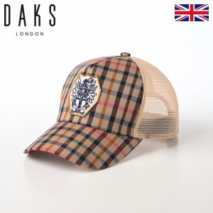 DAKS メッシュキャップ CAP 帽子 メンズ レディース 春 夏 紫外線 UV 熱中症対策 ロゴ おしゃれ カジュアル 大きめ 小さめ カジュアル イ