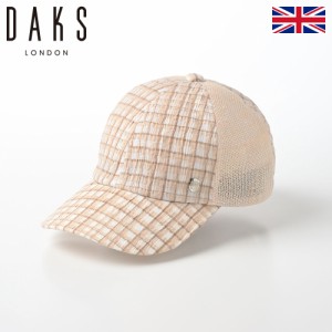 DAKS ダックス キャップ CAP 帽子 メンズ レディース 春 夏 大きいサイズ チェック柄 サイズ調節 ベルト おしゃれ カジュアル 普段使い 