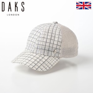 DAKS ダックス キャップ CAP 帽子 メンズ レディース 春 夏 大きいサイズ チェック柄 サイズ調節 ベルト おしゃれ カジュアル 普段使い 