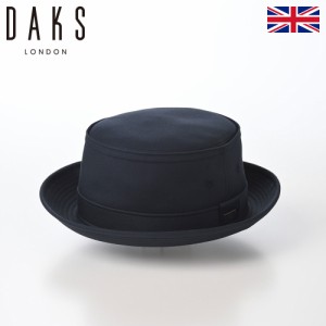 DAKS ダックス 帽子 ポークパイハット メンズ レディース ソフトハット ソフト帽 春 夏 秋 冬 オールシーズン 紳士帽 ブランド Pork-Pie 