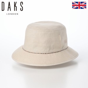DAKS ダックス 帽子 サファリハット バケットハット 春 夏 メンズ レディース 普段使い アウトドア Safari Oxford Linen（サファリ オッ