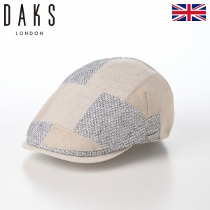 DAKS 帽子 ハンチング帽 メンズ レディース キャップ 鳥打帽 おしゃれ カジュアル 送料無料 イギリス ブランド ダックス Hunting Patchwo