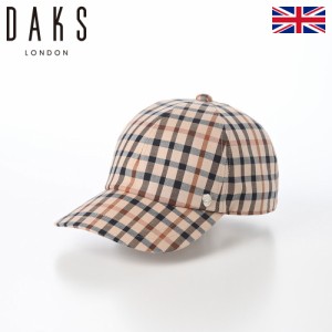 DAKS キャップ CAP 帽子 メンズ レディース 春 夏 秋 冬 紫外線 UV 熱中症対策 おしゃれ カジュアル 日本製 イギリス ブランド ダックス 