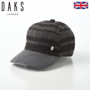 DAKS ダックス キャップ CAP 帽子 メンズ 秋 冬 大きいサイズ チェック柄 おしゃれ カジュアル 普段使い 大きめ 小さめ サイズ調整 アジ