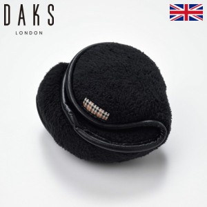 DAKS ダックス 耳当て メンズ レディース 秋 冬 EarMuff（イヤーマフ） D5813 ブラック