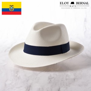 ELOYBERNAL パナマ帽 パナマハット 中折れハット メンズ レディース 春 夏 帽子 紳士帽 エロイベルナール ALIANZA（アリアンサ）ネイビー
