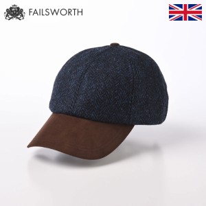 ハリスツイード 野球帽 キャップ メンズ レディース 帽子 秋冬 ハリスツイード CAP 大きいサイズ 英国 イギリス フリーサイズ サイズ調整