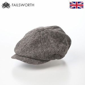 FAILSWORTH キャスケット キャップ 秋 冬 帽子 メンズ レディース 紳士帽 ツイード素材 キャスケット帽 ハンチング帽 鳥打帽 英国ブラン