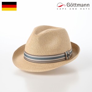Gottmann 帽子 中折れハット メンズ レディース 春 夏 大きいサイズ ソフトハット ストローハット 涼しい シンプル カジュアル おしゃれ 