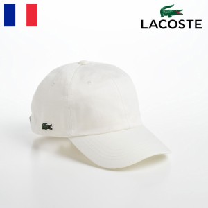 LACOSTE ラコステ 帽子 キャップ 春夏秋冬 メンズ レディース CAP カジュアル UVカット 紫外線対策 オールシーズン ワニロゴ サイズ調整 