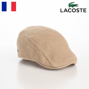 LACOSTE ラコステ 帽子 ハンチング帽 メンズ レディース 春夏秋冬 キャップ CAP ハンチングベレー 鳥打帽 シンプル カジュアル ワニロゴ 