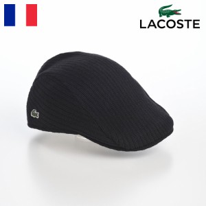 LACOSTE ラコステ 帽子 ハンチング帽 メンズ レディース 秋 冬 キャップ CAP ハンチングベレー 鳥打帽 シンプル カジュアル ワニロゴ ユ