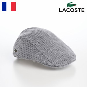 LACOSTE ラコステ 帽子 ハンチング帽 メンズ レディース 秋 冬 キャップ CAP ハンチングベレー 鳥打帽 シンプル カジュアル ワニロゴ ユ