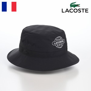 LACOSTE ラコステ バケットハット 帽子 メンズ レディース 春 夏 秋 冬 サファリハット カジュアル シンプル ロゴ アウトドア タウンユー