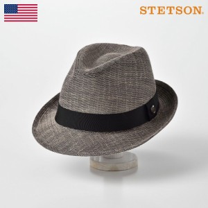 STETSON ステットソン 中折れハット メンズ 春 夏 フェドラ 大きいサイズ メッシュ素材 サイズ調整 紳士帽 登山 散歩 送料無料 アメリカ