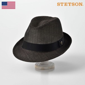 STETSON ステットソン 中折れハット メンズ 春 夏 フェドラ 大きいサイズ メッシュ素材 サイズ調整 紳士帽 登山 散歩 送料無料 アメリカ