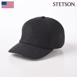 STETSON カシミヤ100％ ベースボールキャップ CAP 帽子 ブランド メンズ レディース 紳士 秋 冬 大きいサイズ サイズ調整 アメカジ カジ