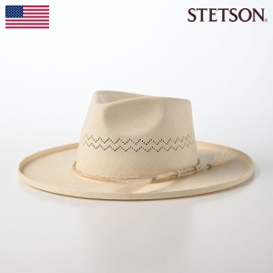 STETSON ステットソン パナマ帽 パナマハット 中折れハット メンズ レディース 帽子 本パナマ 春 夏 つば広 透かし編み サイズ調整 エク