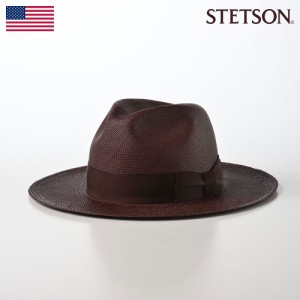 STETSON パナマ帽 パナマハット 中折れハット メンズ レディース 帽子 本パナマ 春 夏 つば広 サイズ調整 エクアドル製 カジュアル フォ