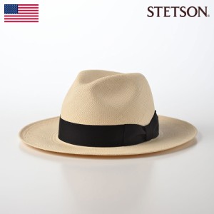 STETSON パナマ帽 パナマハット 中折れハット メンズ レディース 帽子 本パナマ 春 夏 つば広 サイズ調整 カジュアル フォーマル おしゃ