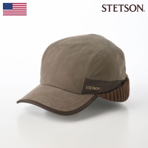 STETSON ステットソン キャップ CAP 帽子 耳当て付き ブランド メンズ レディース 紳士 秋 冬 大きいサイズ アメカジ カジュアル おしゃ