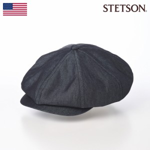 STETSON ステットソン 帽子 キャスケット帽 メンズ レディース キャップ ハンチング帽 春 夏 おしゃれ カジュアル 送料無料 DENIM CASQUE