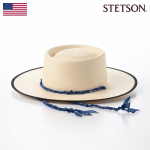 STETSON ステットソン カンカン帽 パナマ帽 パナマハット ポークパイハット メンズ レディース 帽子 本パナマ 春 夏 ブランド Costa（コ