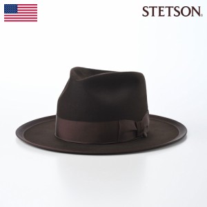 STETSON 帽子 中折れハット フェルト帽 メンズ レディース 秋 冬 紳士帽 ブランド 大きいサイズ シンプル フォーマル カジュアル おしゃ