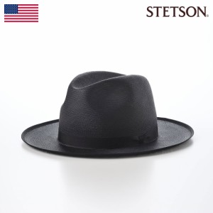 STETSON 帽子 中折れハット ストローハット メンズ レディース 春 夏 麦わら帽 ブランド 大きいサイズ シンプル カジュアル おしゃれ フ