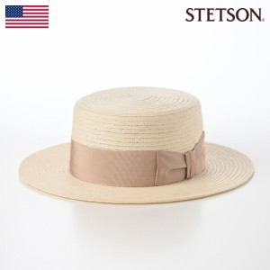 STETSON 帽子 カンカン帽 ストローハット メンズ レディース 春 夏 麦わら帽 ブランド 大きいサイズ シンプル カジュアル おしゃれ ファ