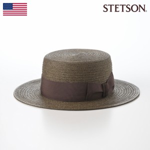 STETSON 帽子 中折れハット ストローハット メンズ レディース 春 夏 麦わら帽 ブランド 大きいサイズ シンプル カジュアル おしゃれ フ