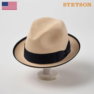 STETSON ステットソン 帽子 ストローハット 麦わら帽 春 夏 メンズ レディース ブレードハット 中折れハット 中折れ帽  紳士帽 大きいサ